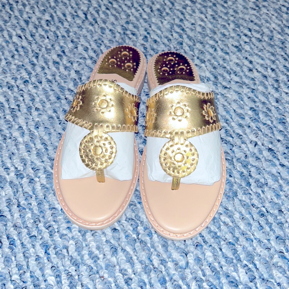 Gold Jack II Flat Sandals